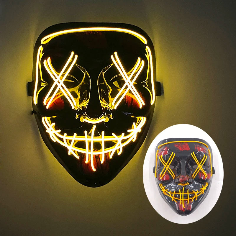 Cosplay costume LED Mask