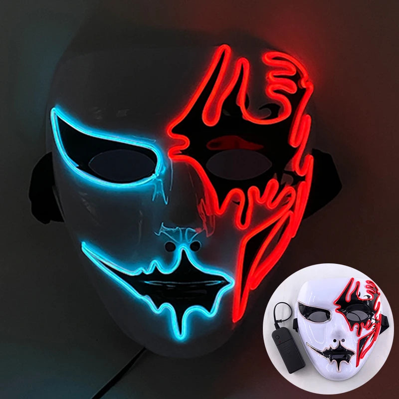 Cosplay costume Mask LED