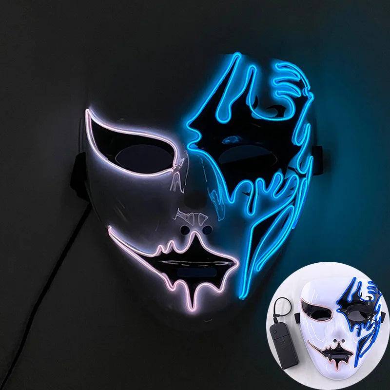 Cosplay costume LED Mask