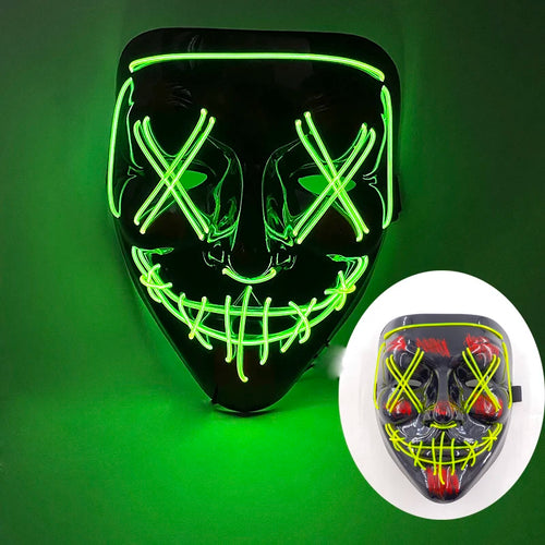 Cosplay costume  LED Mask