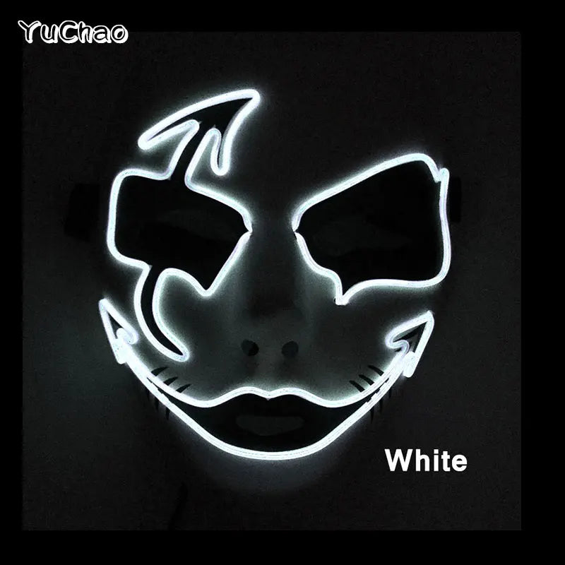Cosplay costume LED Mask