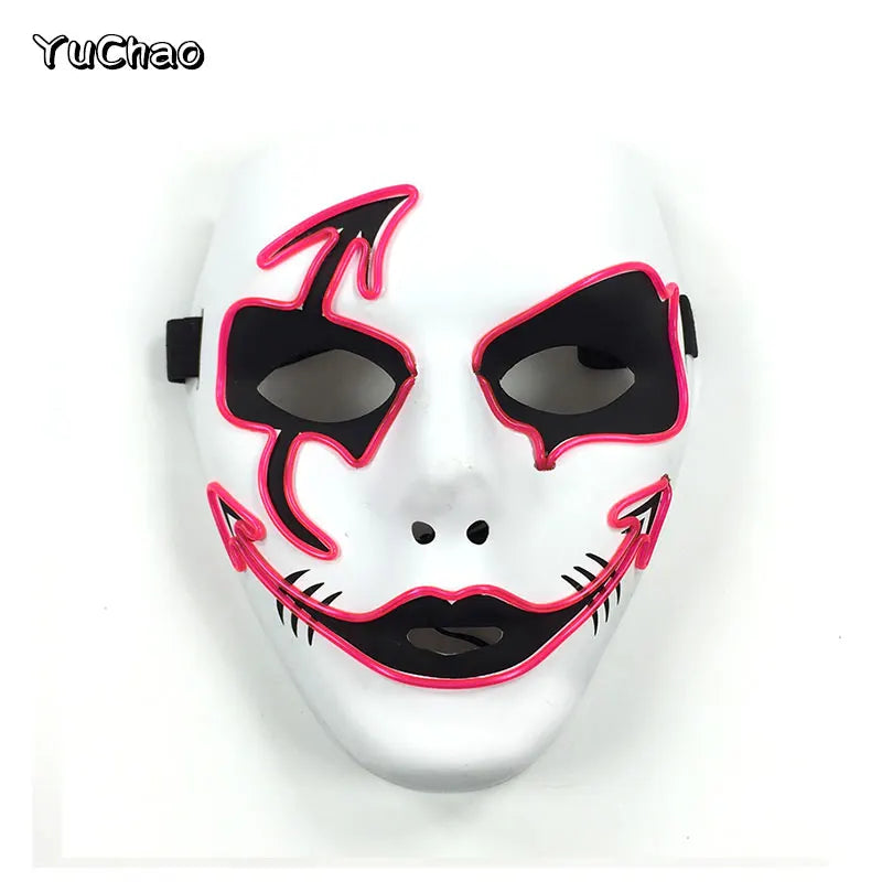 Cosplay costume LED Mask