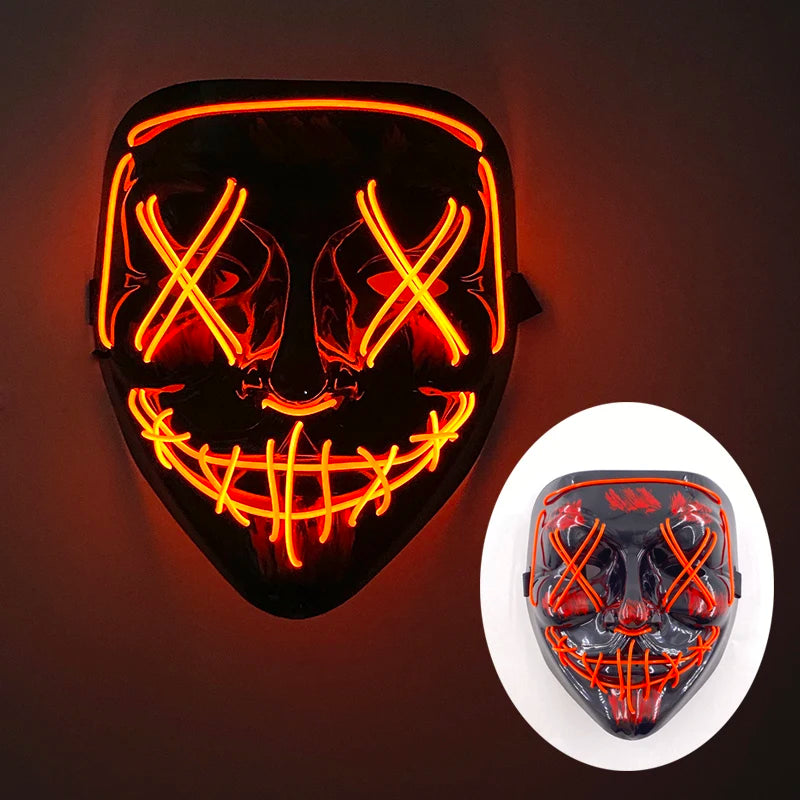 Cosplay costume LED Mask