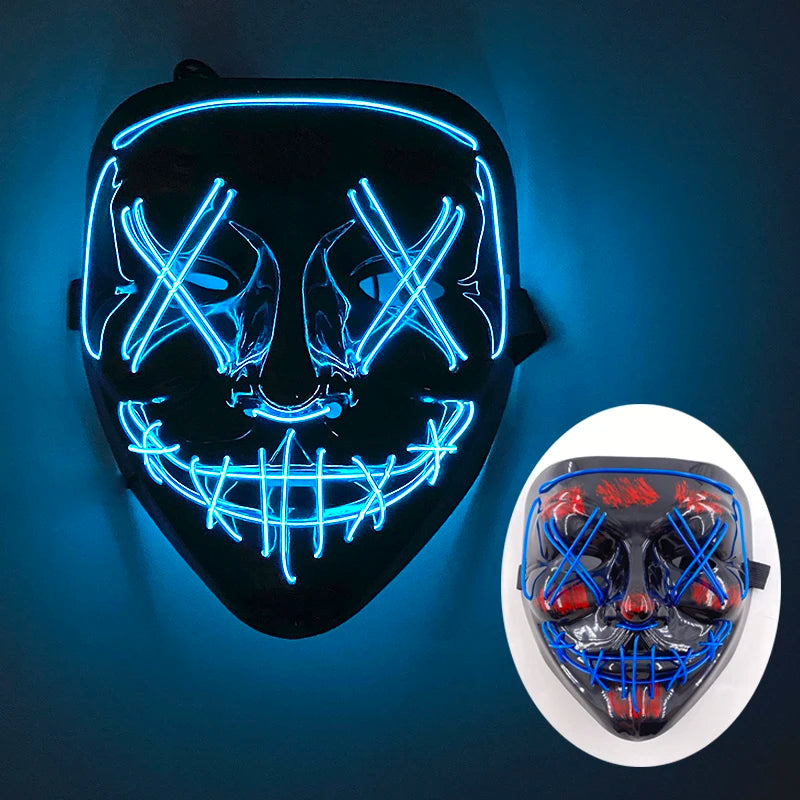 Cosplay costume LED Mask