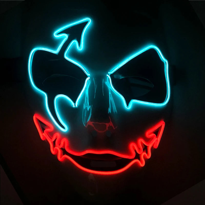 Cosplay costume LED Mask