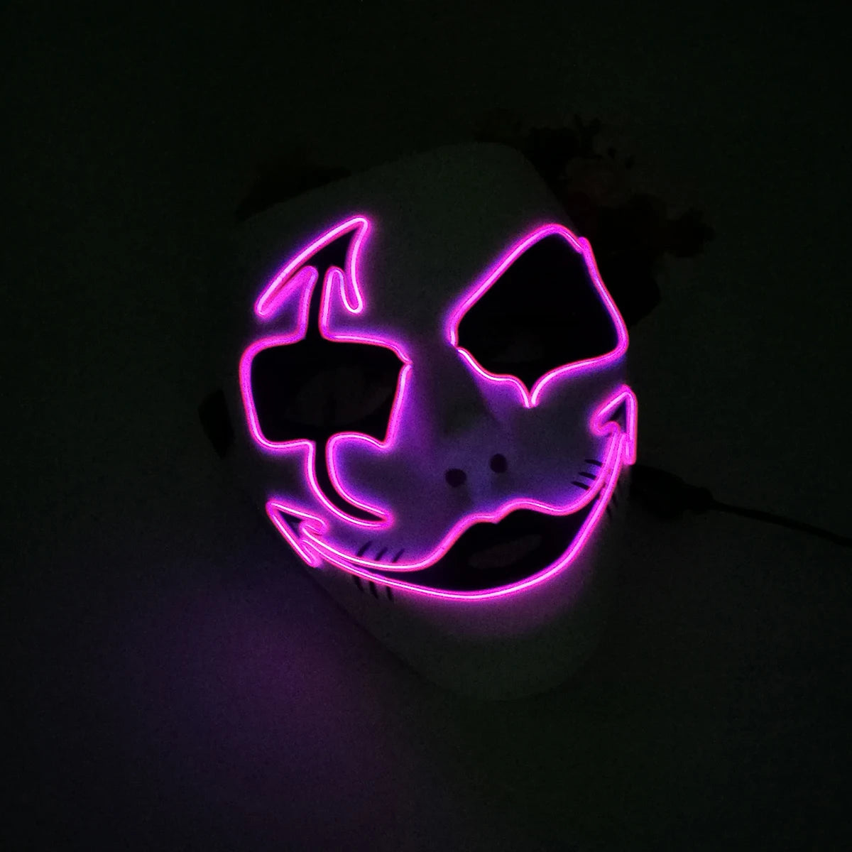 Cosplay costume LED Mask