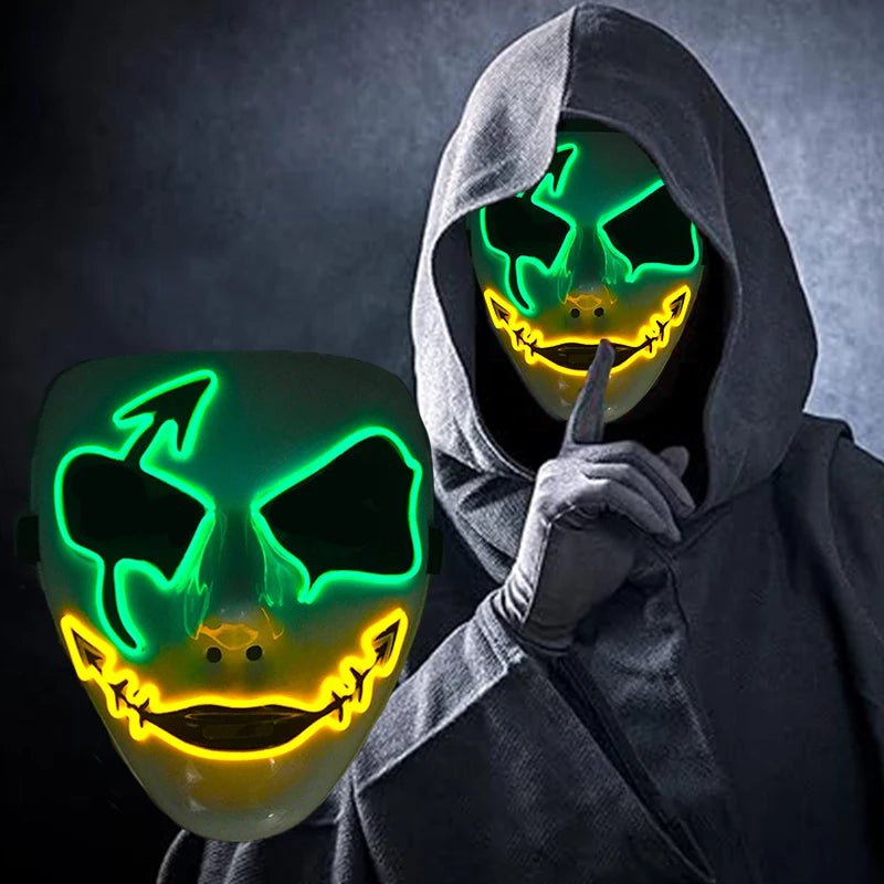 Cosplay costume LED Mask