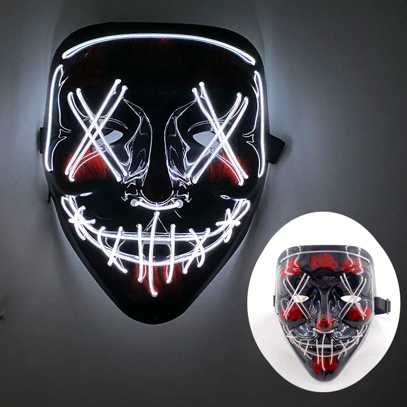 Cosplay costume LED Mask