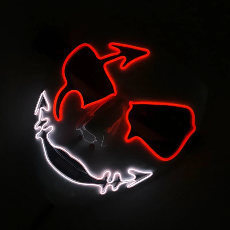 Cosplay costume LED Mask