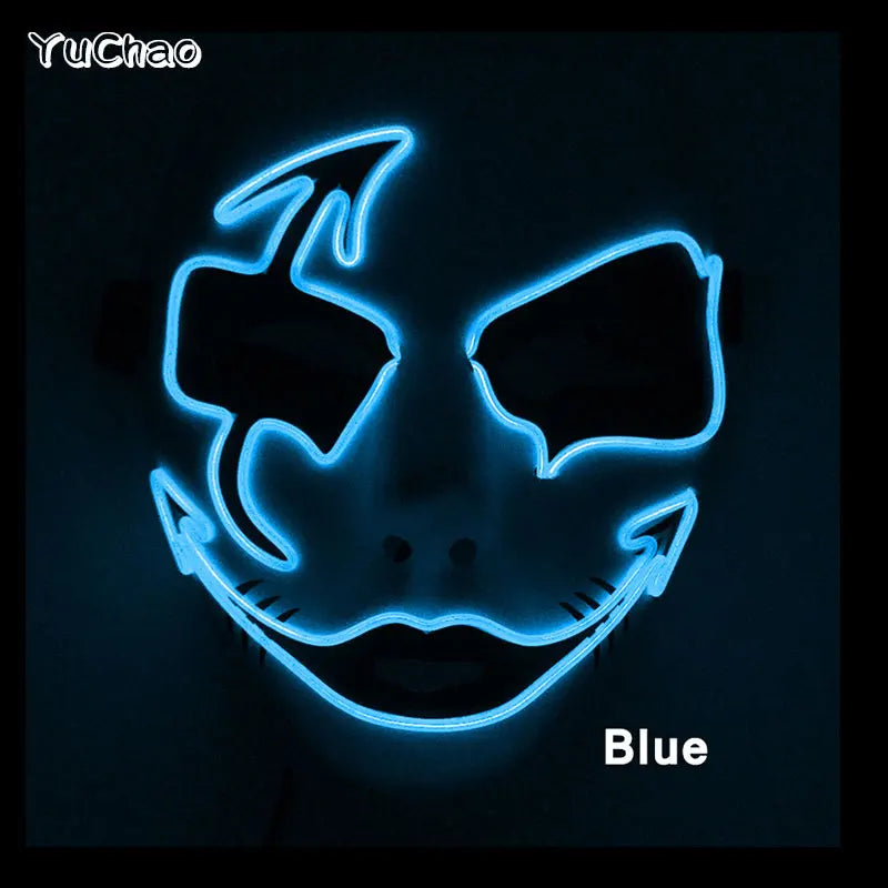 Cosplay costume LED Mask