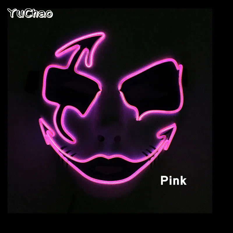 Cosplay costume LED Mask