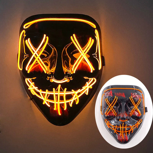 Cosplay costume LED Mask