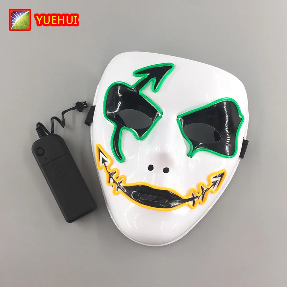 Mask Demon Slayer LED Masquerade Cosplay Mask