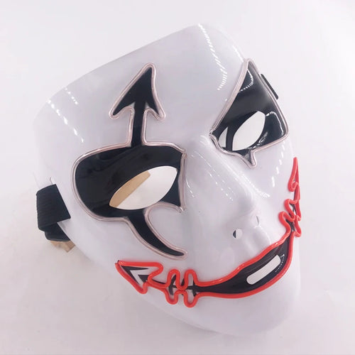 Cosplay costume LED Mask