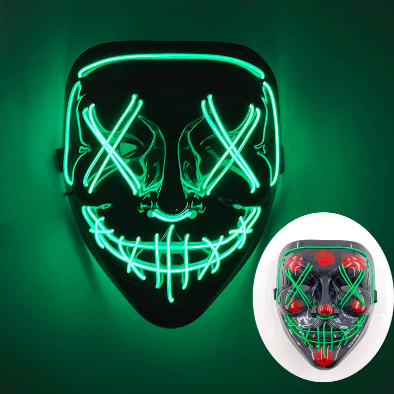 Cosplay costume LED Mask