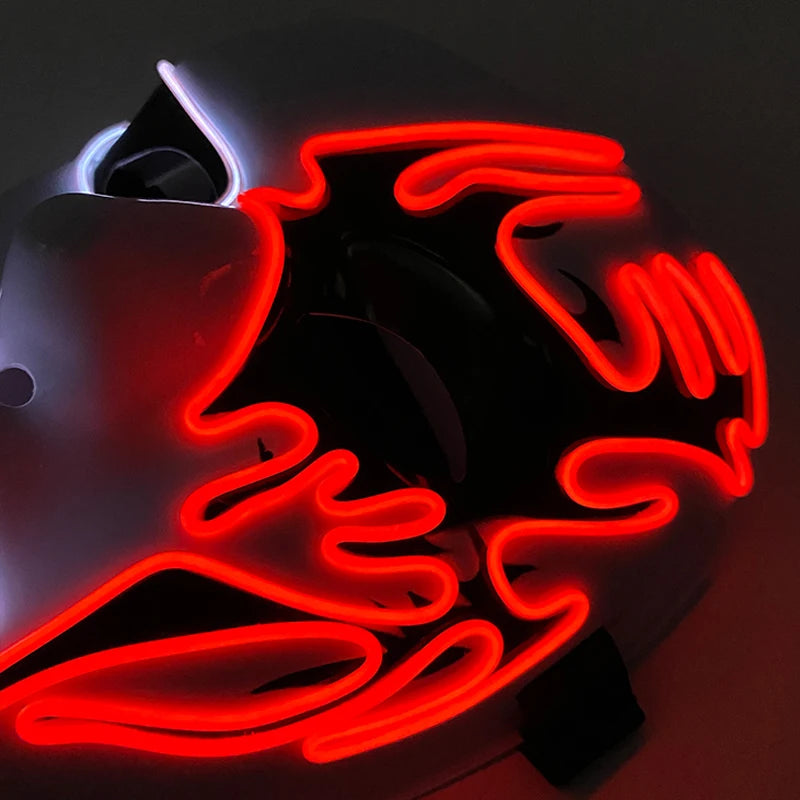 Cosplay costume LED Mask