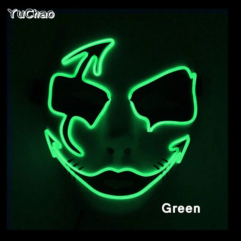 Cosplay costume LED Mask
