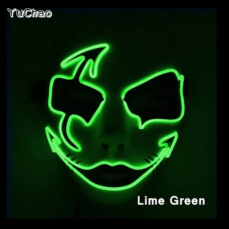 Cosplay costume LED Mask