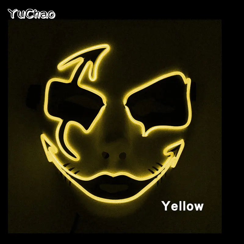 Cosplay costume LED Mask