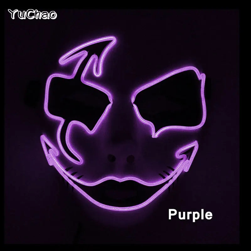 Cosplay costume LED Mask