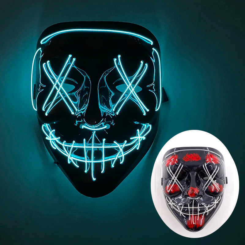 Cosplay costume LED Mask