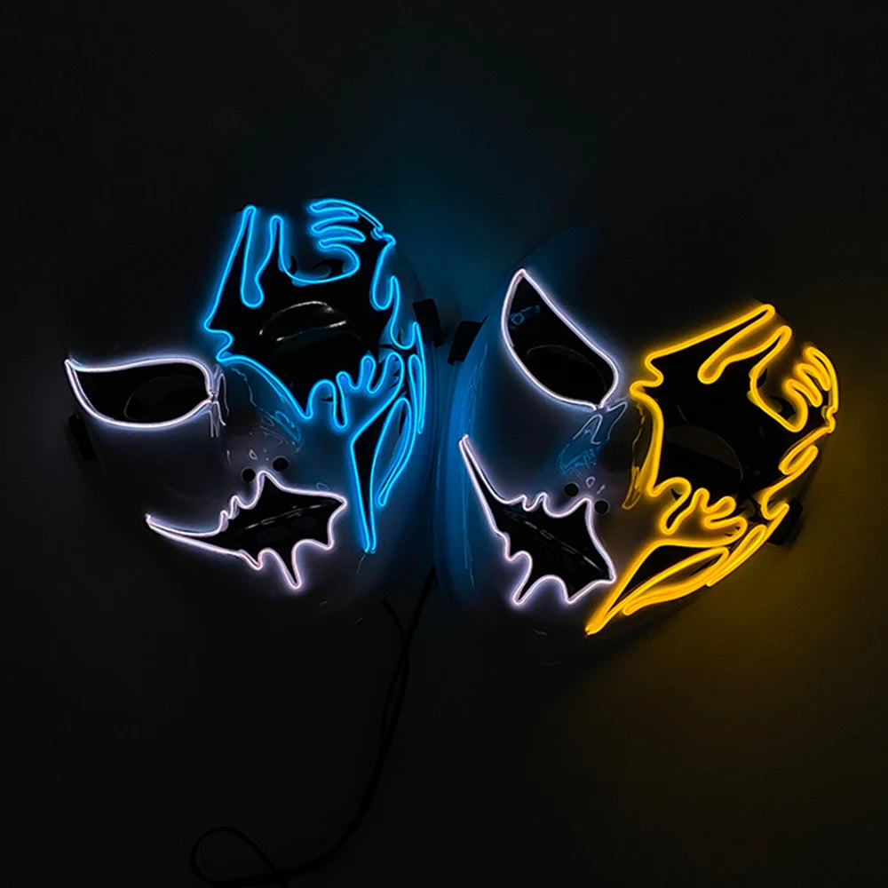 Cosplay costume LED Mask
