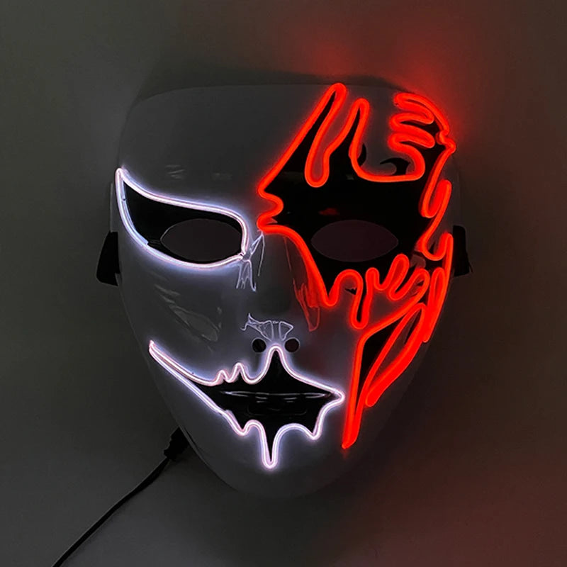 Cosplay costume LED Mask