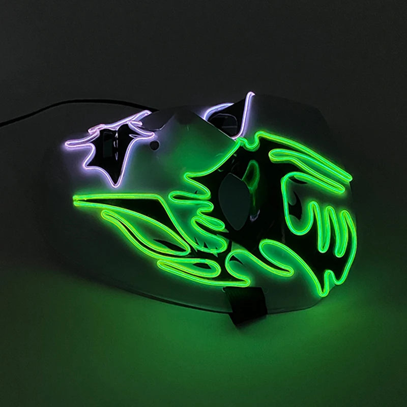 Cosplay costume LED Mask