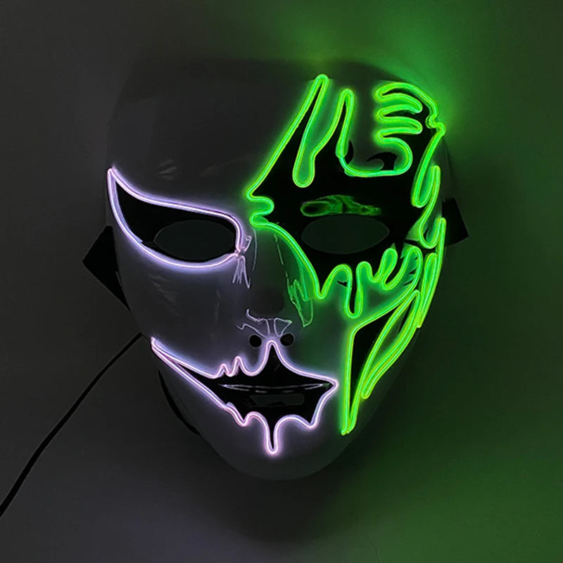Cosplay costume LED Mask