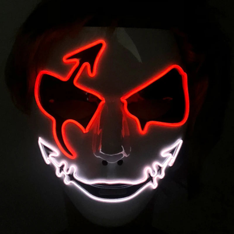 Cosplay costume LED Mask